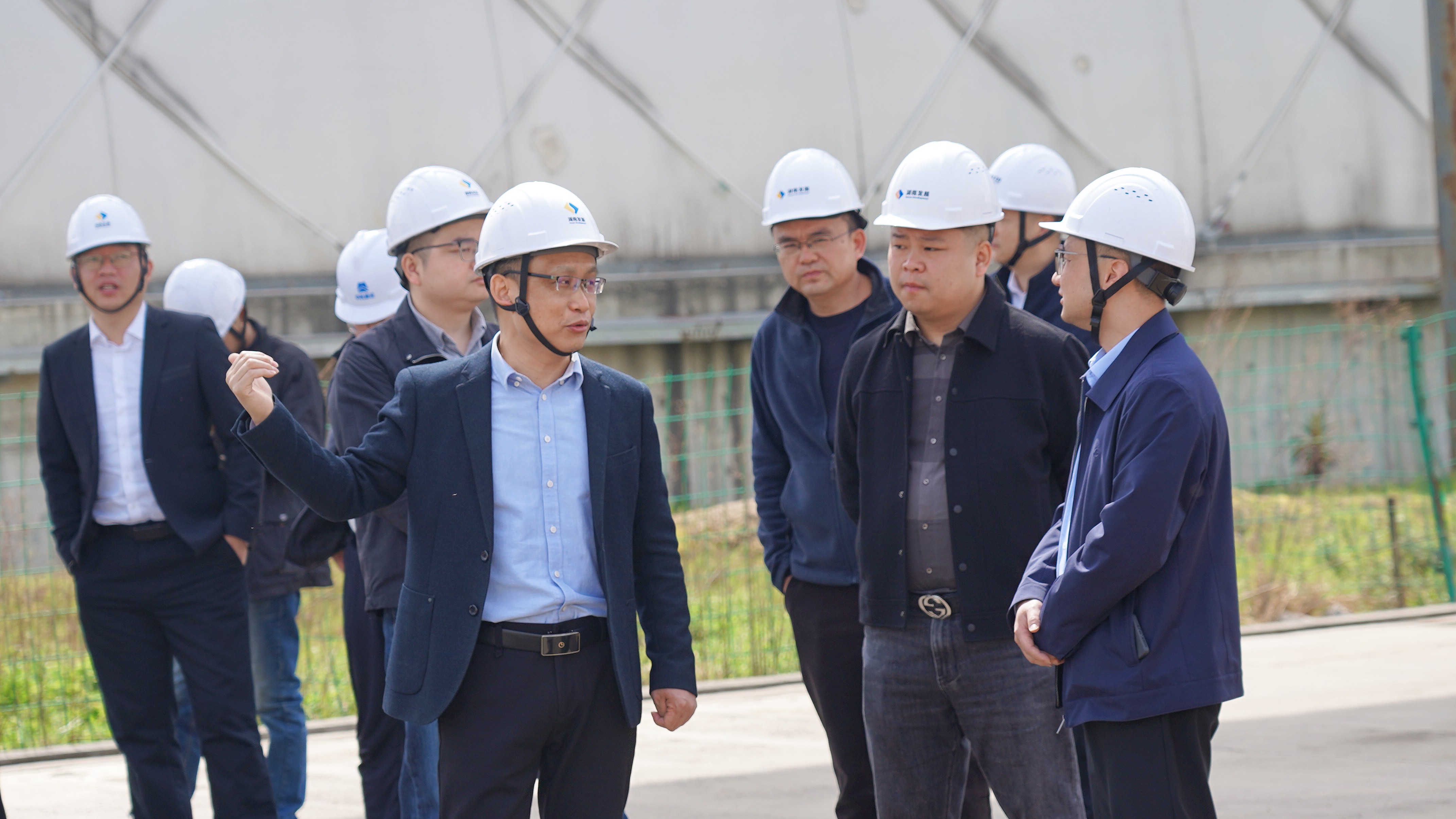 沅江市副市长雷亮调研华体会网页版-华体会(中国)机制砂和砂石集散中心项目